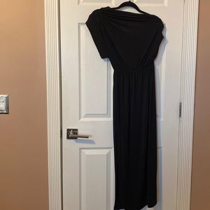 One shoulder maxi dress